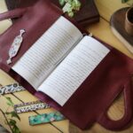 کیف کتاب چرمی نشانک - کتابجا