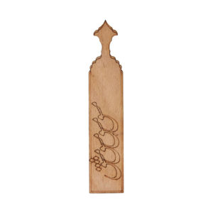 نشان کتاب چوبی طرح عشق نشانک