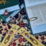 چوب الف برنجی گلدار نشانک