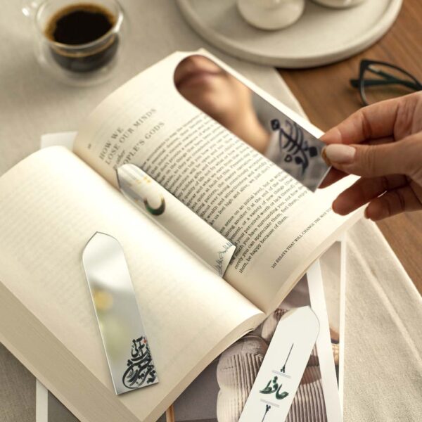 glass-plexi-bookmarks نشانک کتاب آیینه ای